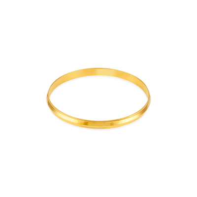Traditional Punjabi 22K Gold Men's Kada