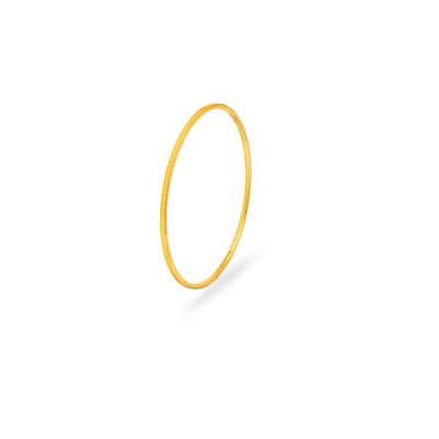 Classic Solid 22K Gold Bangle