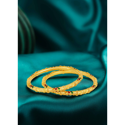 Delicate Designed 22K Gold Bangle