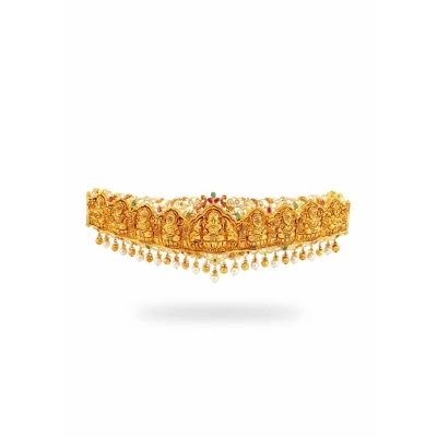 Asta Laxmi 22KT Gold Oddiyanam's Moguppu