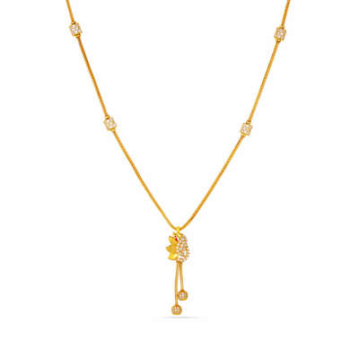 Regal Elegance 22K Gold Peacock Necklace