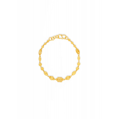 Elegant Vertical 22K Gold Design Bracelet