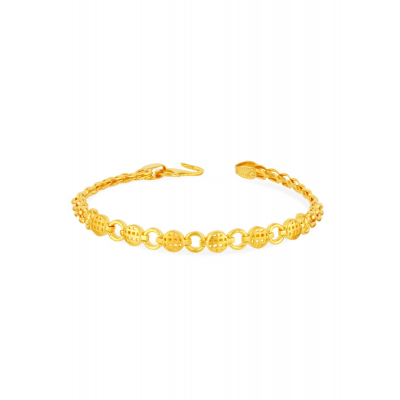 Lightweight Thin 22K Gold Daily Wear Bracelet