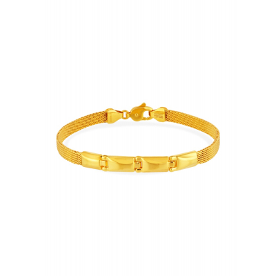 Timeless Stamped 22K Gold Link Bracelet