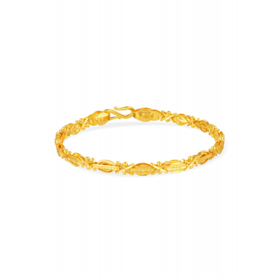 Exquisite Fancy 22K Gold Bracelet