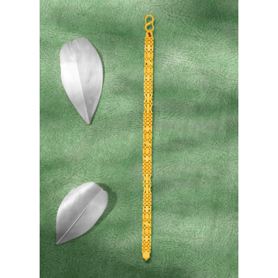 Bold Multi-Link 22K Gold Bracelet