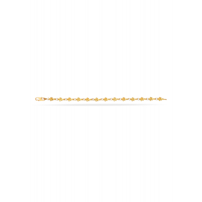 Sparkling Stone 22K Gold Bracelet