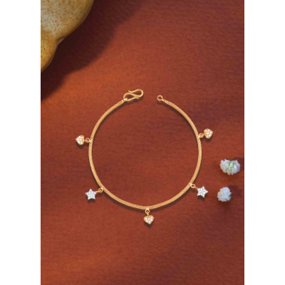 Golden Dreamscape 22K Gold Bracelet