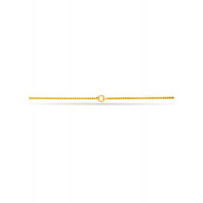 Elegantly Cut Rope 22K Gold Chain