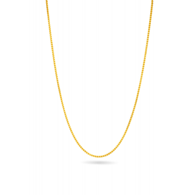 Elegantly Cut Rope 22K Gold Chain
