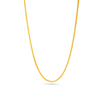 Interior Ball 22K Gold Bell-Shape Chain
