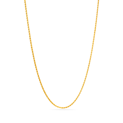 Wheat Link 22K Gold Heritage Chain