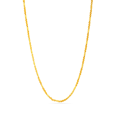 Bold Elegance 22K Gold Men's Chain