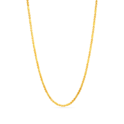 Bold and Refined 22K Gold Men's Chain