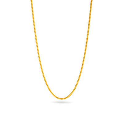 Classic Rope 22K Gold Hollow Chain