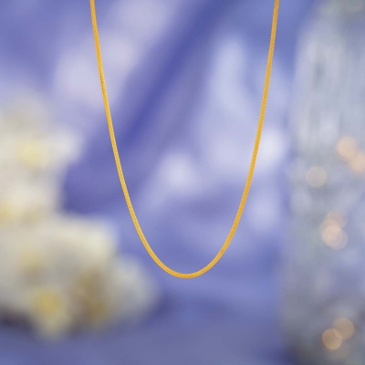 Refined Bold 22K Gold Machine Chain