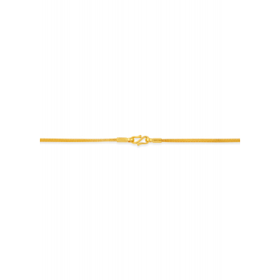 Graceful Floral 22K Gold Women's Chain