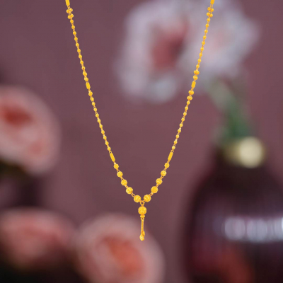 Rajkot Hero 22K Gold Ball Chain