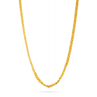 Solid Cast Brave 22K Gold Chain