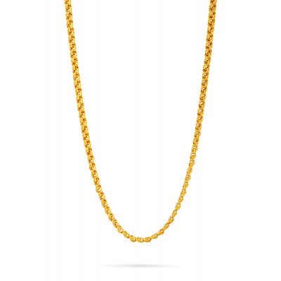 Bold Strength 22K Gold Solid Chain