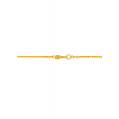 Royal Splendor 22K Gold Ruby Chain