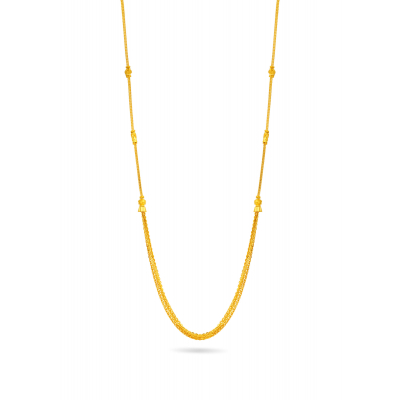 Fancy Vertical 22K Gold Design Chain