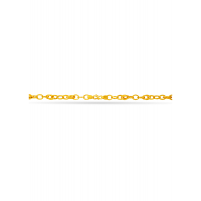 Lightweight Indo-Italian 22K Gold Chain