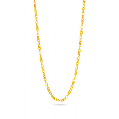 Lightweight Indo-Italian 22K Gold Chain