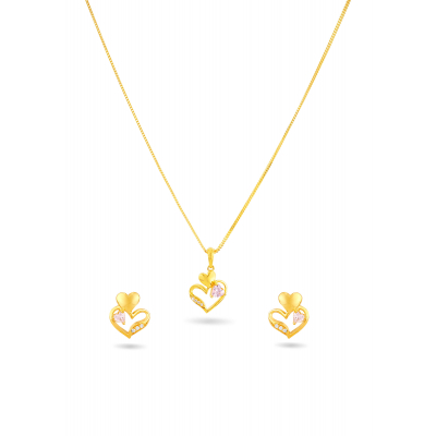Love Bond 22K Gold Neckwear Set