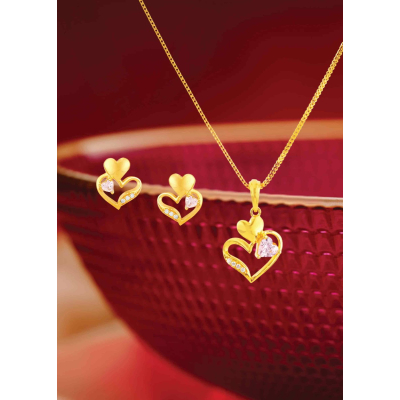 Love Bond 22K Gold Neckwear Set