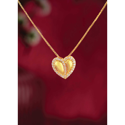 Heartful Pendant 22K Gold Chain