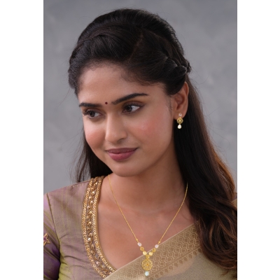 Prism Charm 22K Gold Neckwear Set