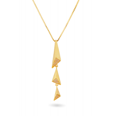 Whispers of Matte Magic 22K Gold Neckwear Set
