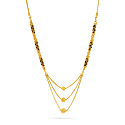Rajkot Ball 22K Gold Step Mangalsutra