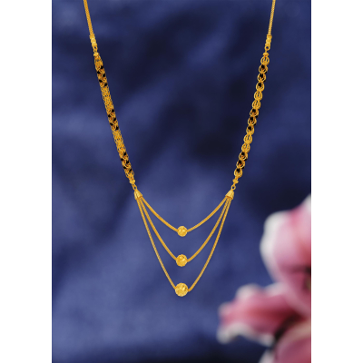 Rajkot Ball 22K Gold Step Mangalsutra