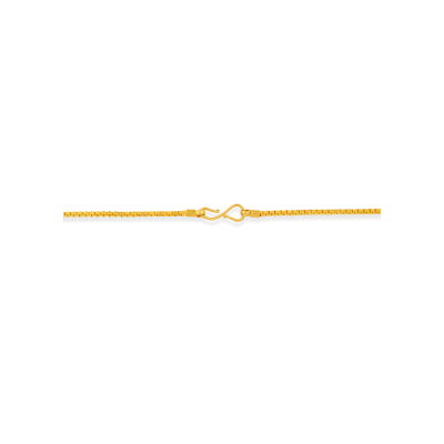 End-to-End Ball Pattern 22K Gold Chain