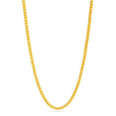 Hollow Style 22K Gold Chain