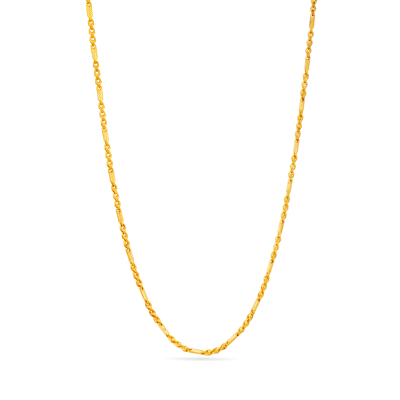 Sophisticated Women's 22K Gold Bold Chain