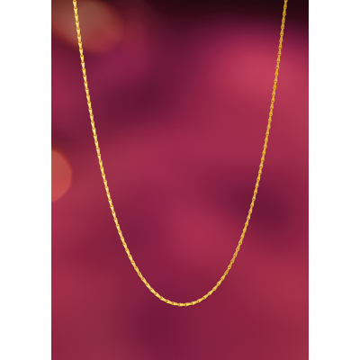 Exquisite Classic 22K Gold Chain