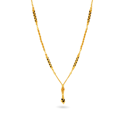 Beautiful Black Bead 22K Gold Mangalsutra
