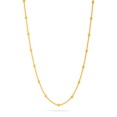 Kerala Trendsetter 22K Gold Ball Chain