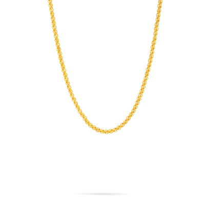 Lotus-Inspired Daily 22K Gold Chain