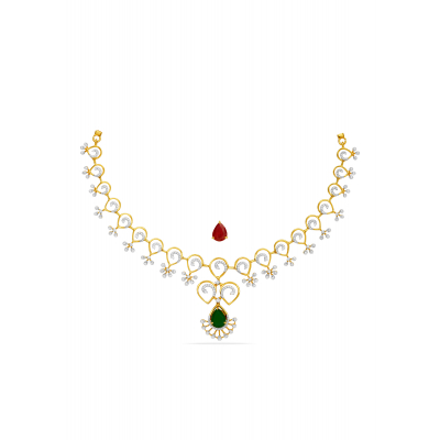 Nature's Love for Blossom Diamond Necklace