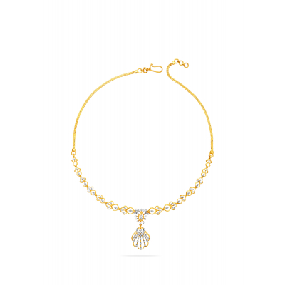 Floral Harmony Diamond Necklace