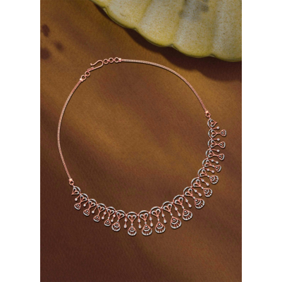 Mystic Peacock Diamond Necklace