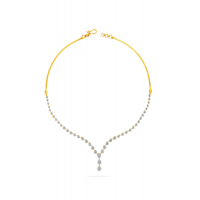Ethereal Bridal Look Diamond Necklace