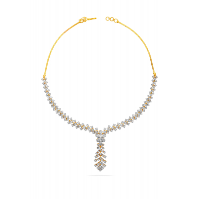 Beauty of Sparkling Elegance Diamond Necklace