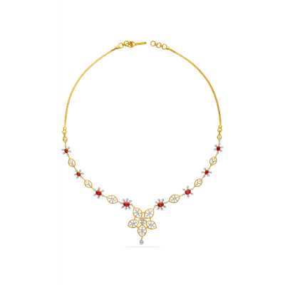 Natural Bloom Diamond Necklace
