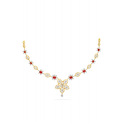 Natural Bloom Diamond Necklace