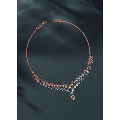 Majestic Peacock Diamond Necklace